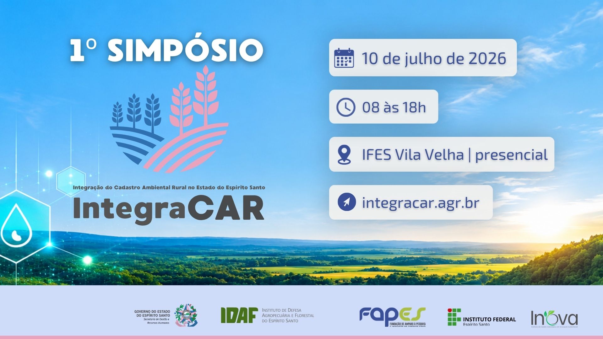 1� Simp�sio IntegraCAR - Ci�ncia aplicada � gest�o p�blica ambiental